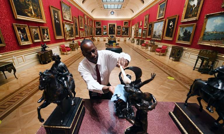 У музеї Зібрання Воллеса, Лондон, Великобританія, 15 липня 2020 р.