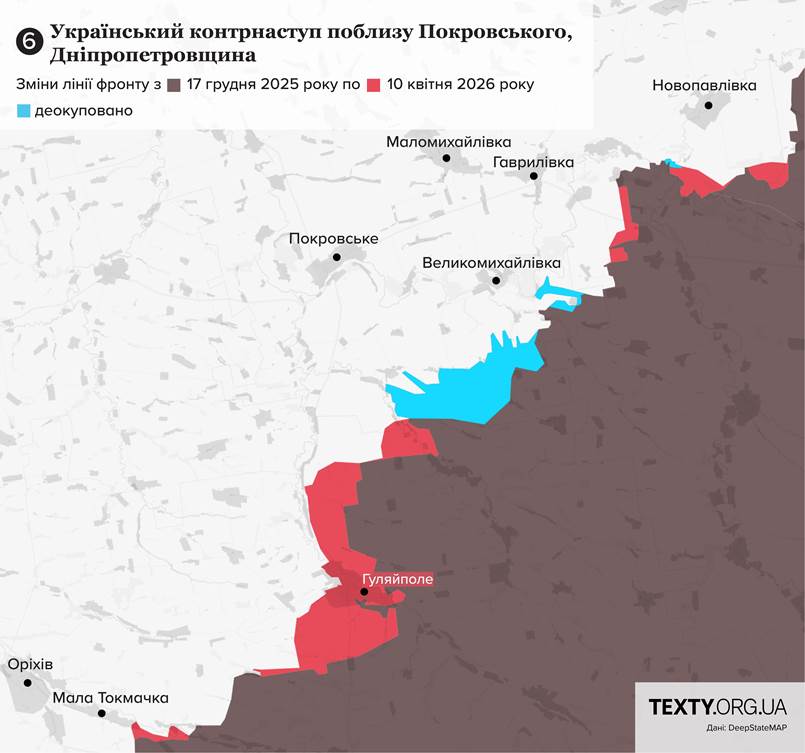 Український контрнаступ поблизу Покровського
